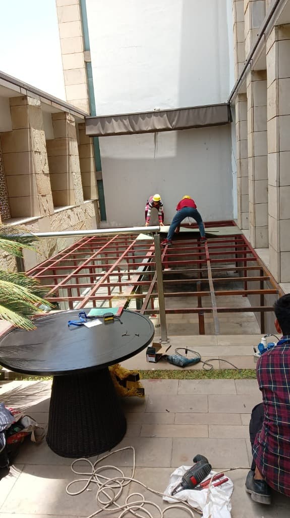 Structural Steel Framework - Construction